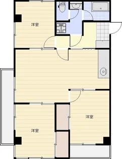 リゾンデ【2階】の間取り