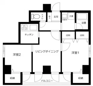 東京都千代田区外神田6【マンション】の間取り