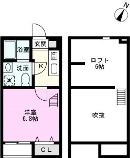 ディアコート東川口【1階】の間取り