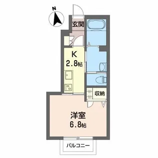 シャーメゾンうのすまい G【1階】の間取り