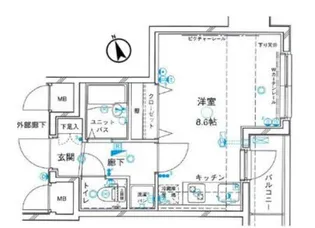 1Rの間取り画像