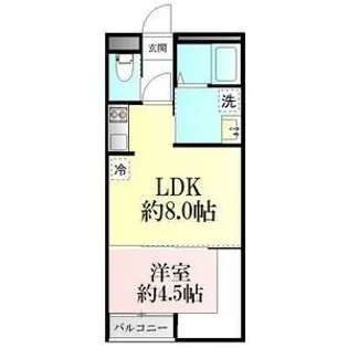 Laugh Tale Blu【1階】の間取り