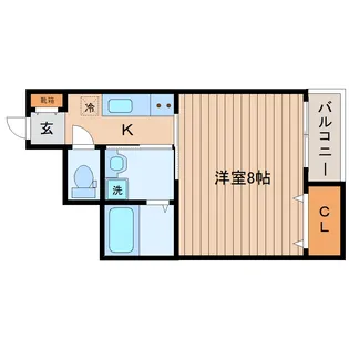 スペンサー多賀城【1階】の間取り