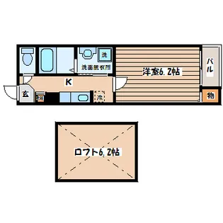 プルメリープル【1階】の間取り
