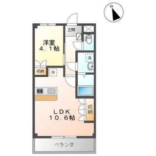ポルトボナー【2階】の間取り