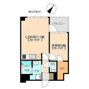 ブランドール山王【2階】の間取り