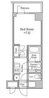 レジディア板橋【4階】の間取り