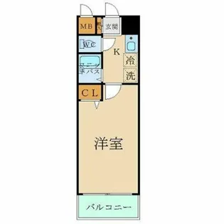 東京都港区三田5【マンション】の間取り
