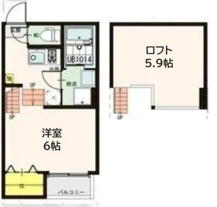 ポルコ ロッソ【1階】の間取り