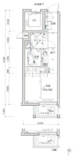 グランドコンシェルジュ都立大学【3階】の間取り