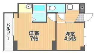 ヴィラナリー備前 1号棟【3階】の間取り