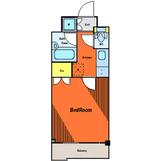 東京都品川区南品川4【マンション】の間取り