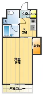 山口ビル【3階】の間取り