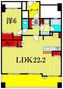 レクセルガーデン新八柱【7階】の間取り