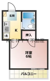 第2ハイツ桐原【2階】の間取り