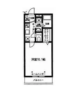 1Kの間取り画像
