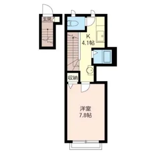 フォレスト反町II【2階】の間取り