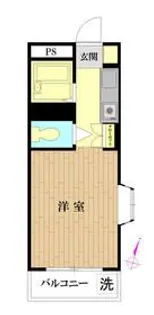 イズミコート【2階】の間取り