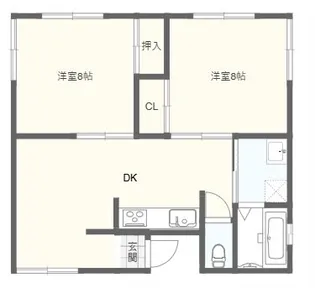 メゾン砂山【1階】の間取り