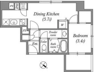 オーパスホームズ三田【3階】の間取り