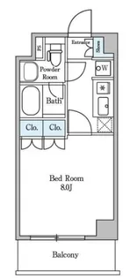 ディームス麻布狸穴町【4階】の間取り