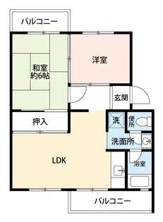 公社賃貸SMALIO 星田【4階】の間取り