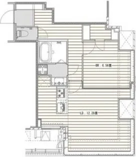 White Tower Hamamatsucho【8階】の間取り