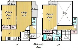 HORIE LUX【5階】の間取り