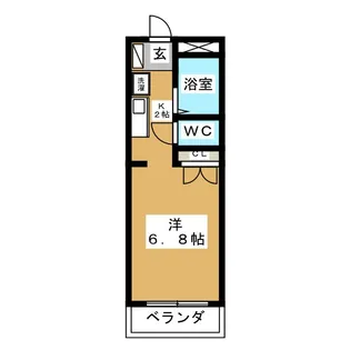 東京都中野区中央5【マンション】の間取り