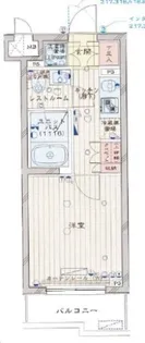 ルーブル武蔵新城弐番館【2階】の間取り