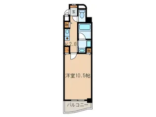 リバーサイド今尻【4階】の間取り