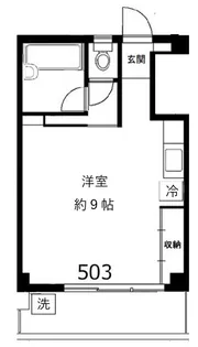 美山フラッツ【5階】の間取り