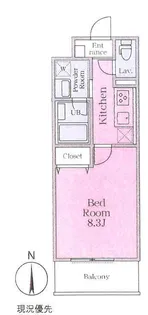 ルナピエーナ新横浜【3階】の間取り