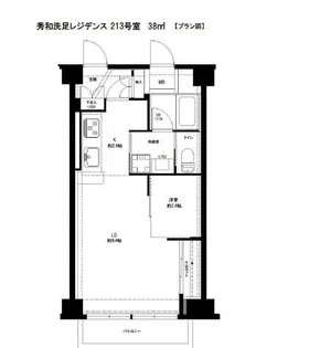 秀和洗足レジデンス(シュウワセンゾクレジデンス)【2階】の間取り