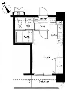 ミリオンステージ西早稲田壱番館【6階】の間取り