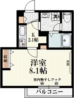 エリゼ【2階】の間取り