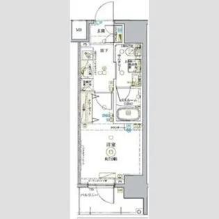 KDXレジデンス池袋ウエスト【12階】の間取り