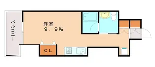 レジディア神戸磯上【5階】の間取り