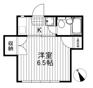 東京都世田谷区上馬1【アパート】の間取り