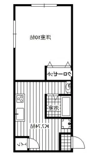 ハイグランデイ松永【6階】の間取り