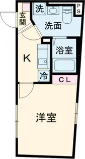 ラリュール不動前【4階】の間取り
