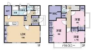東京都世田谷区中町2【一戸建】の間取り