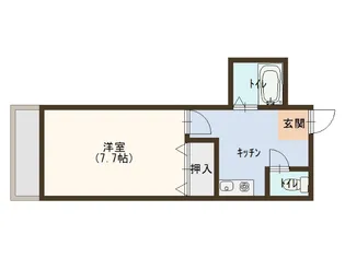 シャルマン大和田 1【5階】の間取り