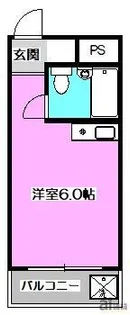 東京都東村山市栄町1【アパート】の間取り