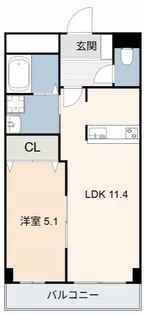 アネックス橋目【4階】の間取り