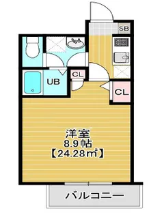 プレゾン ア トワVI【2階】の間取り