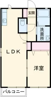 ディアコートC【2階】の間取り