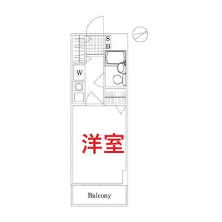 東京都大田区大森西3【マンション】の間取り
