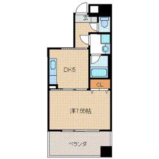 フォレストビュー【5階】の間取り