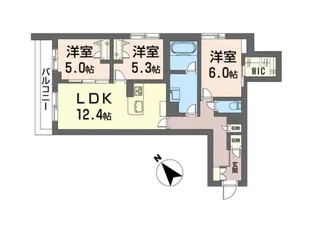 ドメイン24【3階】の間取り